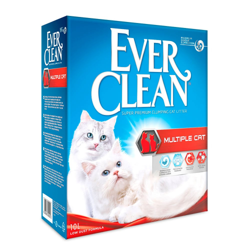 Ever Clean Multiple Cat Ароматизований грудкуючий наповнювач Мультикет, максимальний контроль над запахом