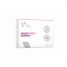 Vet Expert BioProtect Ultra Нутрицевтична добавка для котів і  собак із хронічними порушеннями шлунково-кишкової мікрофлори, 30 капс.