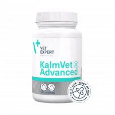 Vet Expert KalmVet Advanced КалмВет Едвансд (60 капс.Twist off)- Нутрицевтична добавка, що зменшує симпотоми стресу у котів і собак