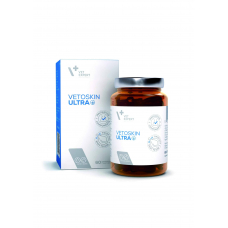 Vet Expert VetoSkin Ultra Нутрицевтична добавка для комплексної підтримки і регенерації шкіри і шерсті у котів і собак, 60 капс.