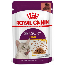 Вологий корм Royal Canin Sensory Taste in Gravy для котів стимулюючий смакові рецептори (у соусі) 85 г.