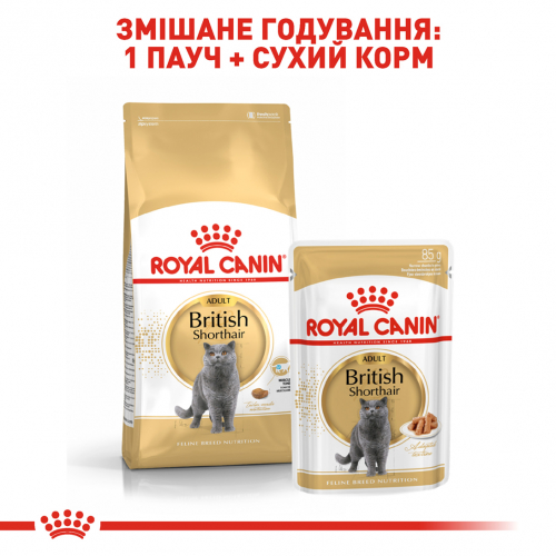 Royal Canin BRITISH SHORTHAIR ADULT Вологий корм для котів британських короткошерстих  від 12 місяців