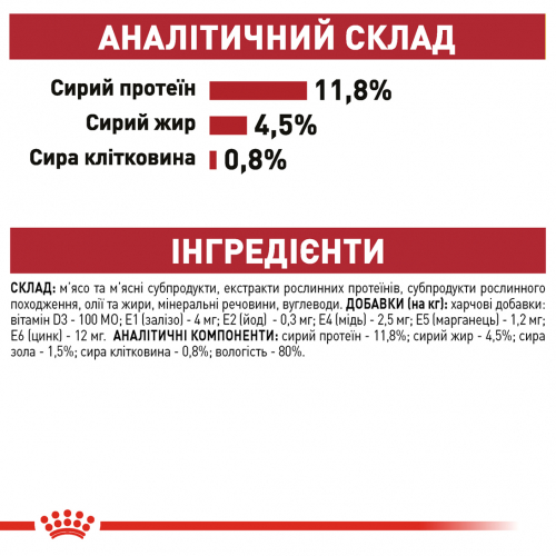 Royal Canin INSTINCTIVE IN JELLY Вологий корм для дорослих кішок віком від 1 року