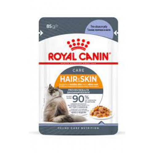 Royal Canin Hair & Skin Care корм для котів в желе.