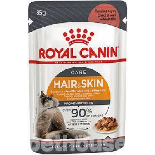 Royal Canin Hair & Skin Care корм для котів  в соусі.