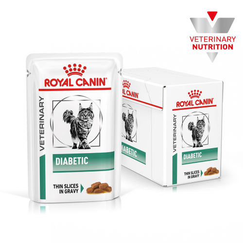 Вологий корм Royal Canin Diabetic при цукровому діабеті у котів, 85 г.