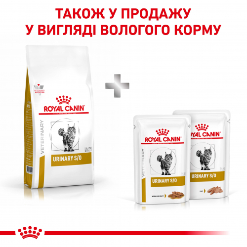 Royal Canin URINARY S/O CAT Сухий корм для дорослих кішок при захворюваннях нижніх сечовивідних шляхів