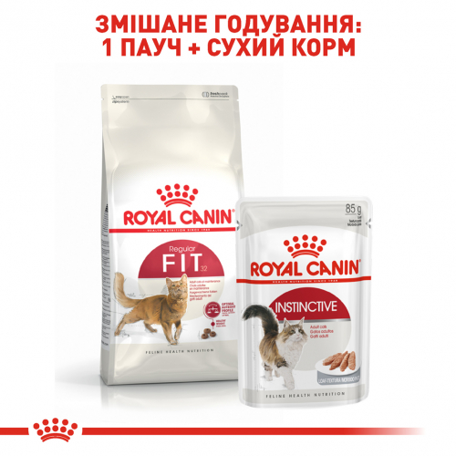 Сухий корм Royal Canin Fit 32 для дорослих котів від 1 року, які бувають на вулиці