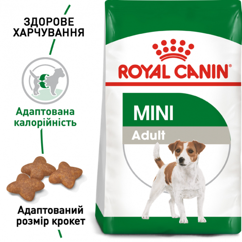 Сухий корм Royal Canin Mini Adult для собак дрібних порід старше 10 місяців