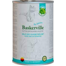 Вологий корм для котів Baskerville Holistic Wild und Kaninchen Оленина з кроликом 400 г.