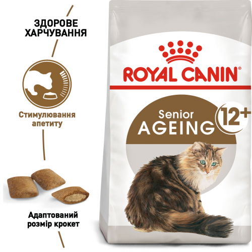 Сухий корм для зрілих котів старше 12 років Royal Canin Ageing +12