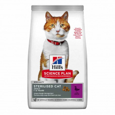 Hill’s SCIENCE PLAN  Adult Sterilised Cat Duck Сухий корм для дорослих стерилізованих котів,з качкою