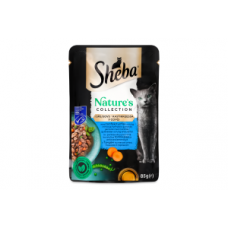 Sheba Nature's Collection з тунцем та лляною олією, морквою й горошком у соусі 