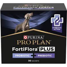 Пробіотик для дорослих собак та цуценят Purina Pro Plan FortiFlora Plus для підтримки нормальної міклофлори кишечника.