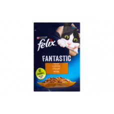 Вологий корм Purina Felix Fantastic для кішок, з індичкою, 85 г