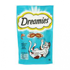 Ласощі Dreamies з лососем 60г