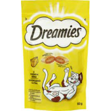 Ласощі Dreamies з сиром 60г