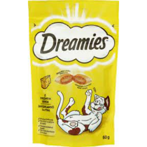 Ласощі Dreamies з сиром 60г