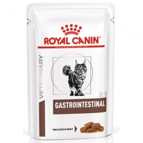 Вологий корм Royal Canin Gastro Intestinal при порушеннях травлення у кішок, 85 г.