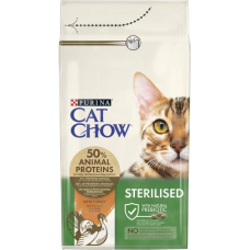 Сухий корм для кішок Purina Cat Chow Sterilised з індичкою