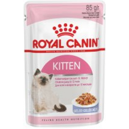 Royal Canin KITTEN IN JELLY 0.085 кг Вологий корм для кошенят в період другої фази зростання у віці до 12 місяців.