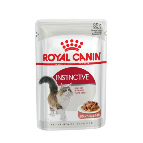 Royal Canin INSTINCTIVE IN GRAVY 0.085 кг. Вологий корм для котів віком від 12 місяців
