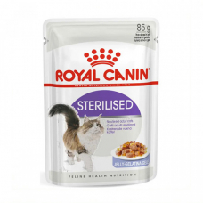 Royal Canin STERILISED IN JELLY 0.085 кг. Вологий корм для дорослих стерилізованих кішок від 12 місяців.