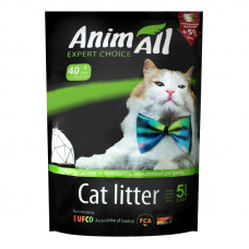 AnimAll Green Hill. Сілікагелевий наповнювач для котячого туалету