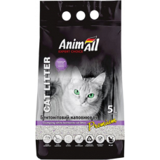 Наповнювач для котячого туалету AnimAll Бентонітовий грудкувальний з ароматом лаванди